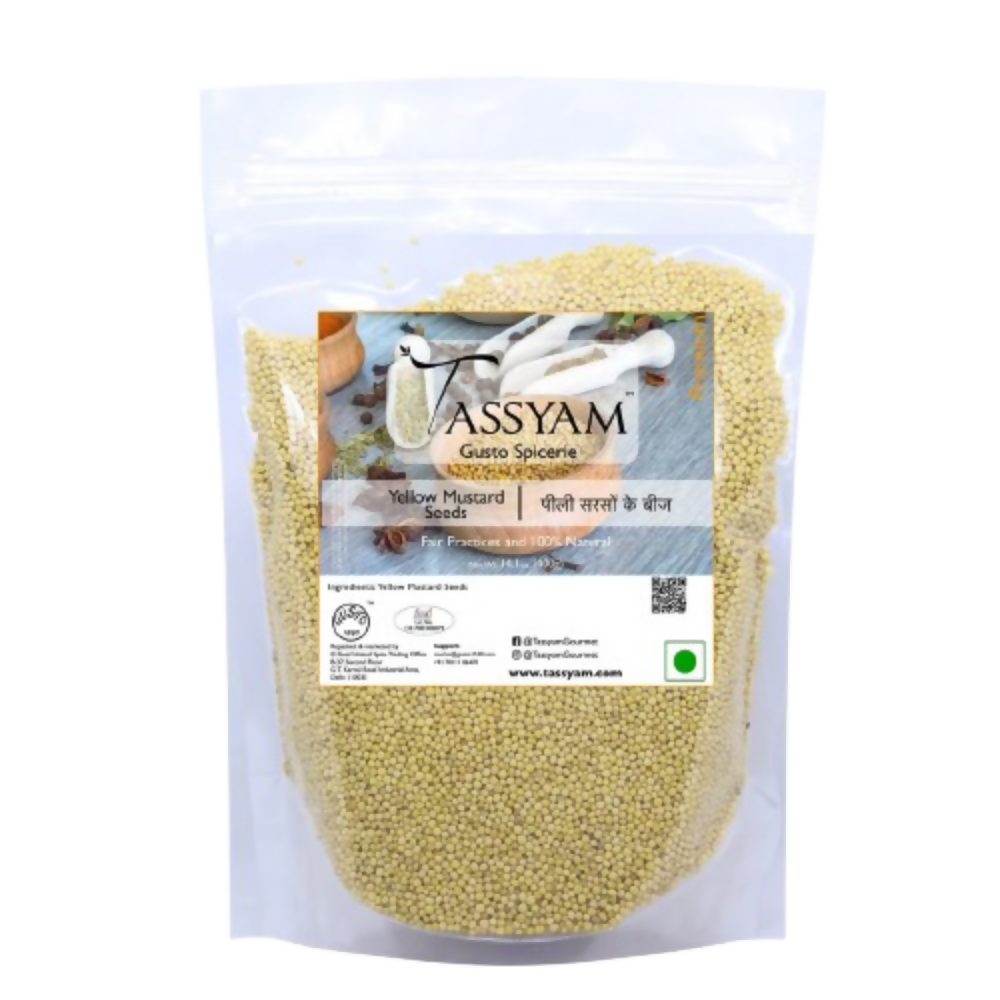Tassyam Organics Yellow Mustard Seeds - Distacart