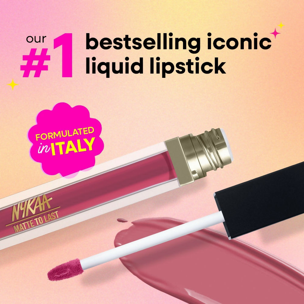 Nykaa Matte To Last ! Transferproof Liquid Lipstick - Gul-17 - Dista