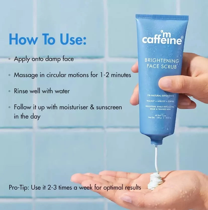 mCaffeine Brightening Face Scrub