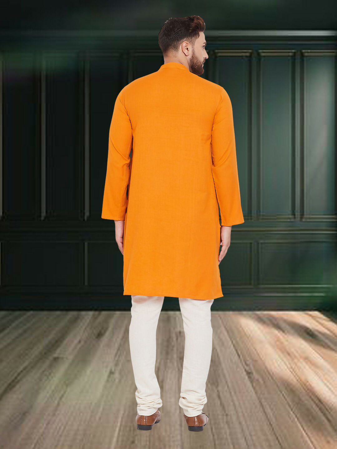 Even Apparels Men's Pure Cotton Yellow Kurta - Distacart