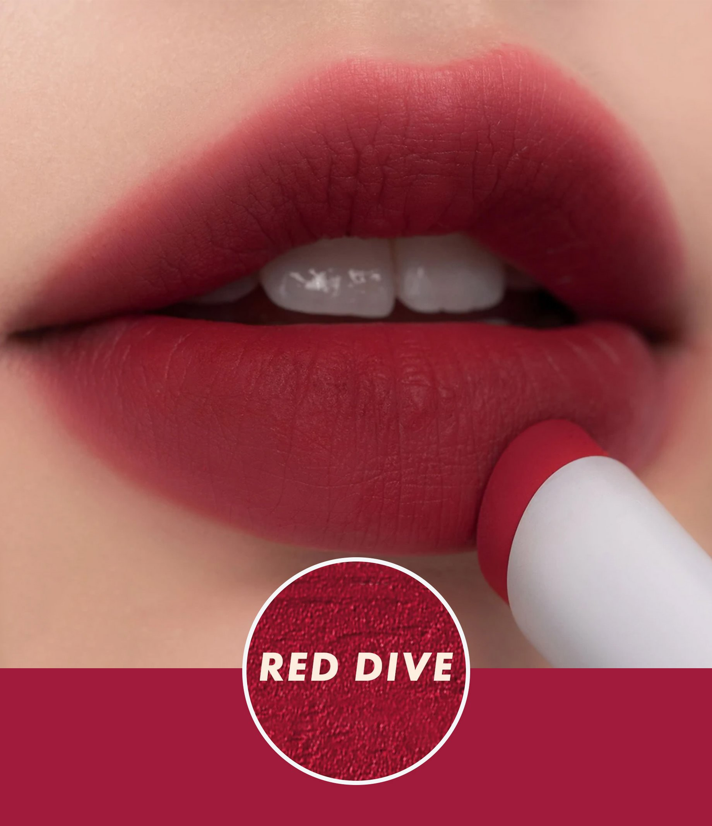 Rom&nd Zero Matte Lipstick - 20 Red Dive - Distacart