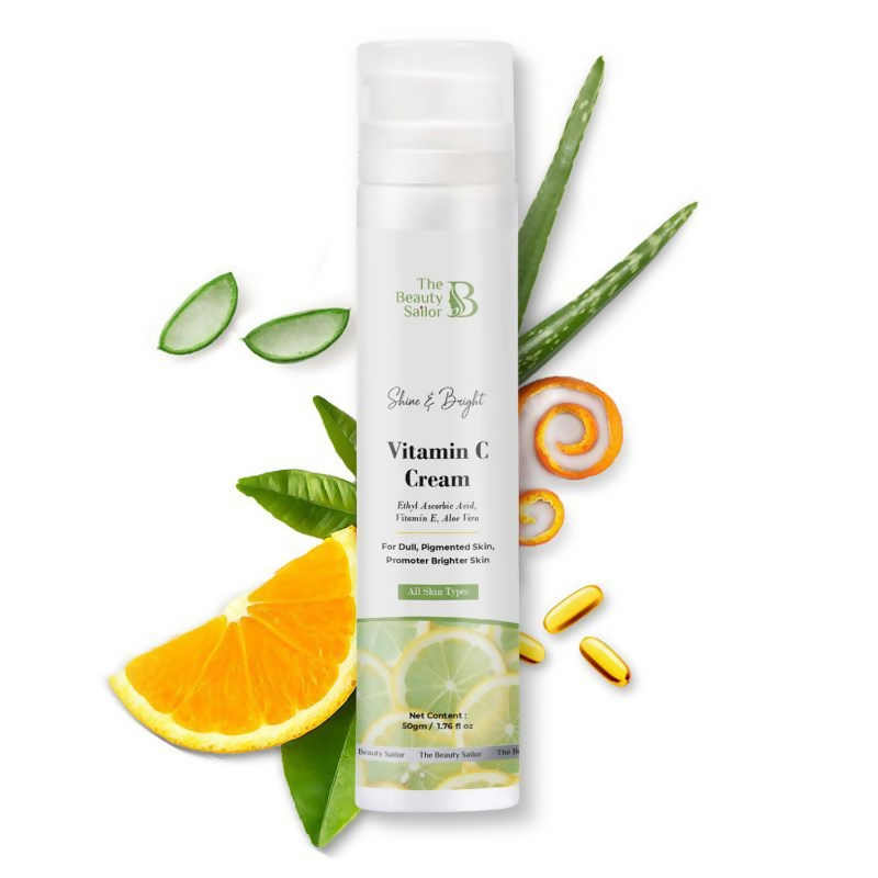 The Beauty Sailor Shine & Bright Vitamin C Cream For All Skin Types - Distacart