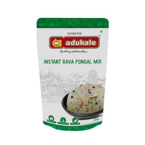 Adukale Instant Rava Pongal Mix - Distacart