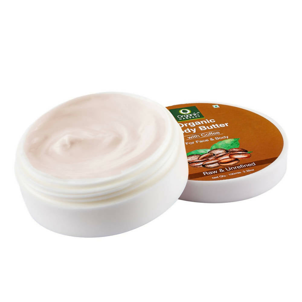 Organic Harvest Organic Body Butter With Coffee For Face & Body - Distacart