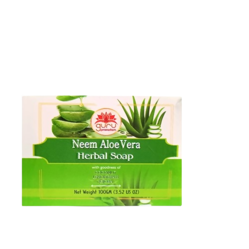Guru Prasadam Neem Aloe Vera Herbal Soap - Distacart
