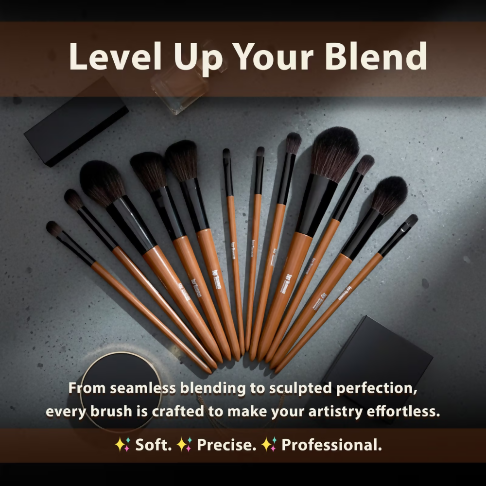 Bronson Professional Premium Makeup Brush Set For Face & Eye - Dista