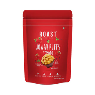 Roast Makhana Jowar Puff Tomato