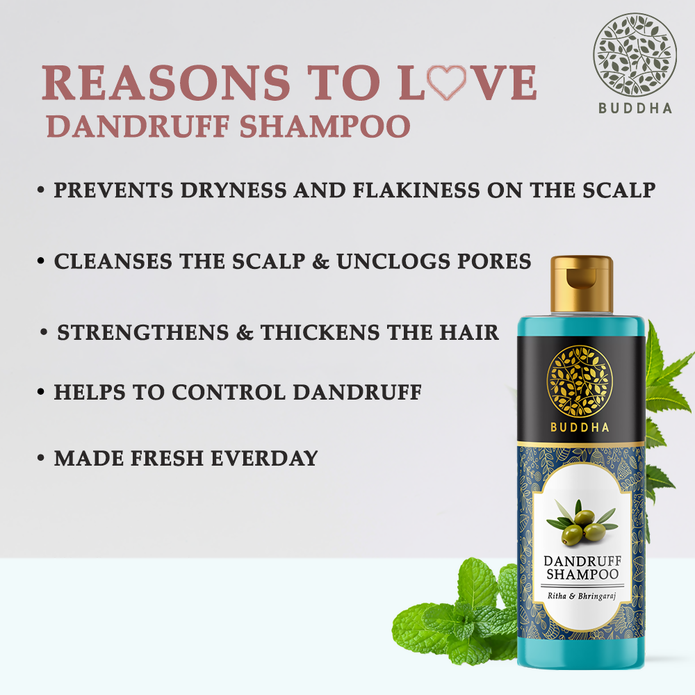 Buddha Natural Anti Dandruff Shampoo - Distacart