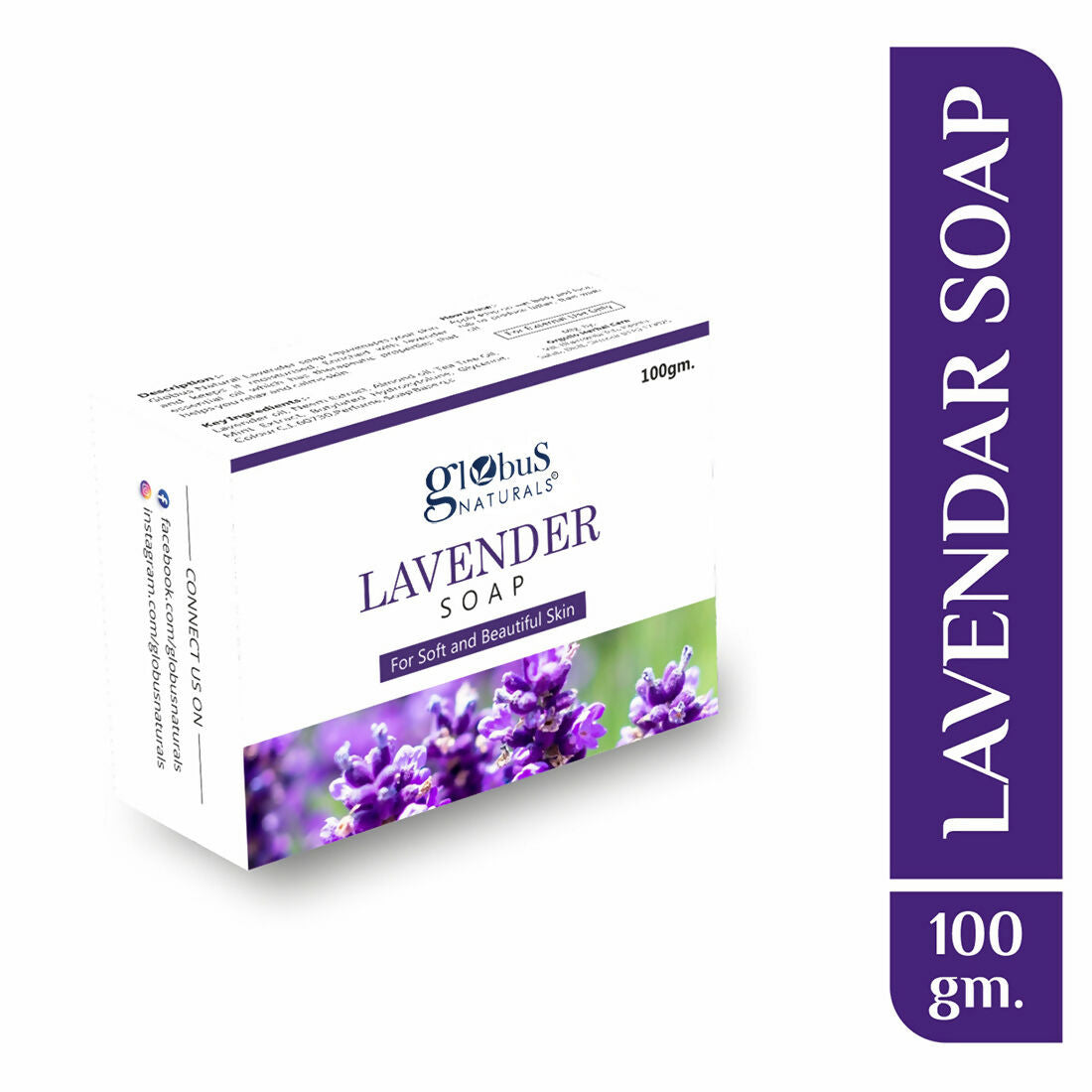 Globus Naturals Lavender Soap - Distacart