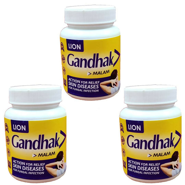 Lion Ayurveda Gandhak Malam Help for skin problem, Eczema, Itching