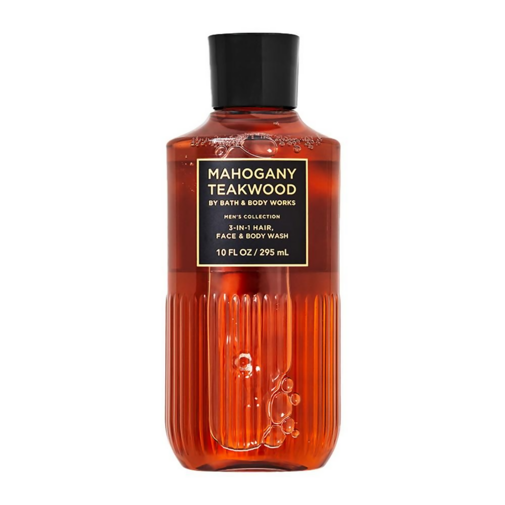 Bath & Body Works Mahogany Teakwood 3-In-1 Hair, Face & Body Wash - Distacart