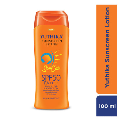 Yuthika Sunscreen Lotion Spf 50 Pa+++ - Distacart