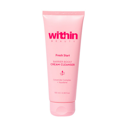 Within Beauty Fresh Start Barrier Boost Cream Face Cleanser - Distacart