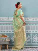 Thumbnail for Astita Pista Silk Saree
