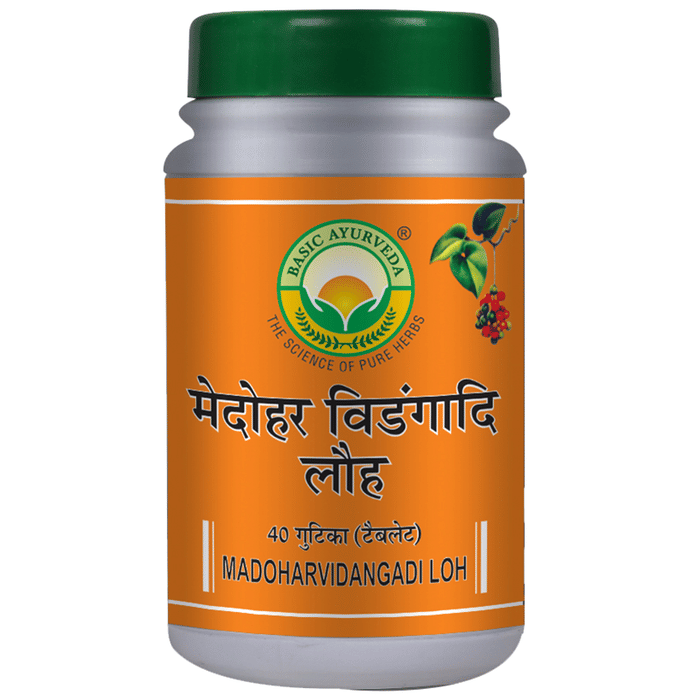 Basic Ayurveda Medohar Vidagdi Loh Tablet - Distacart