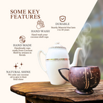 Thumbnail for Thenga Coconut Shell Teacup - Brown - Dista