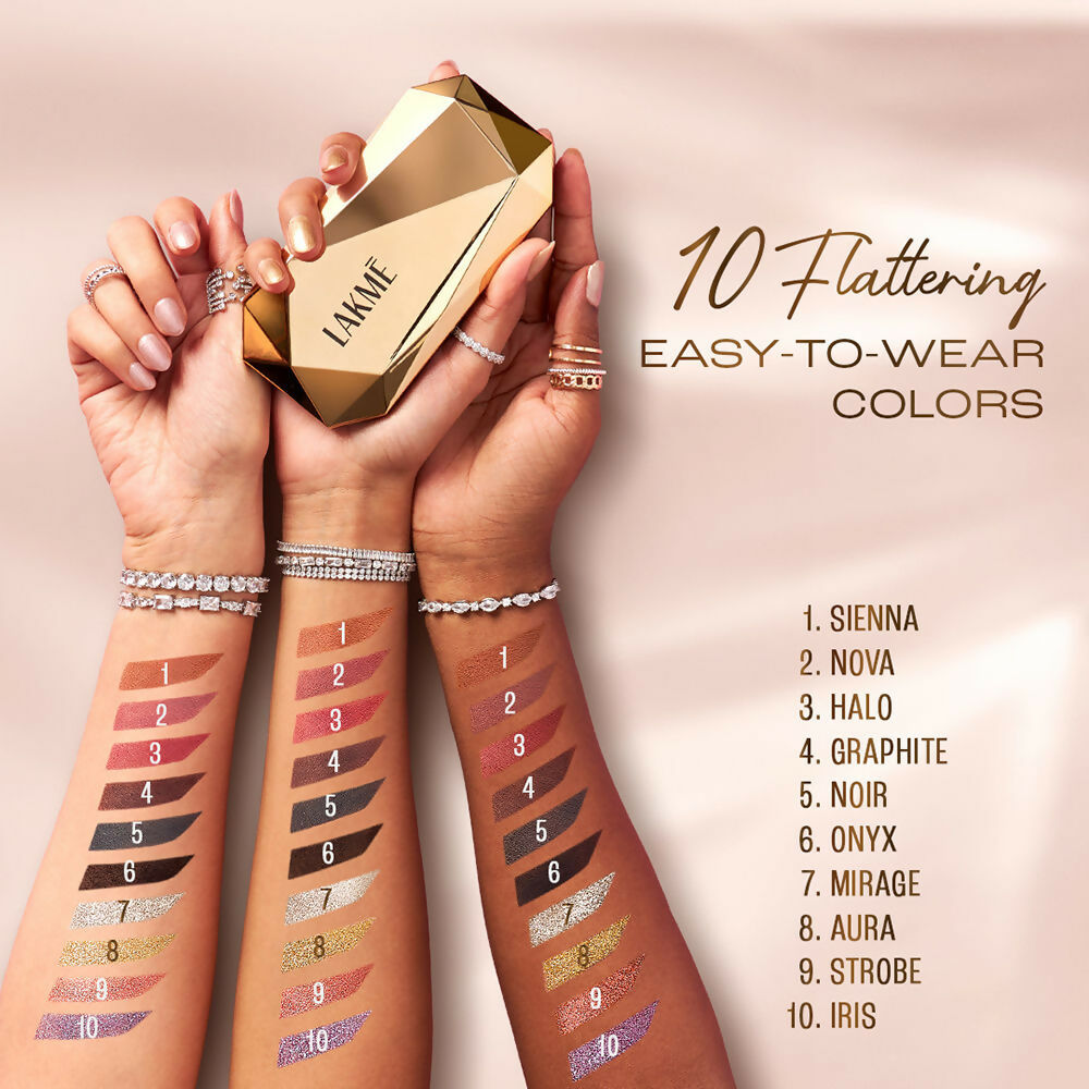 Lakme Be-jewel Multichrome Eyeshadow - Midnight Metals