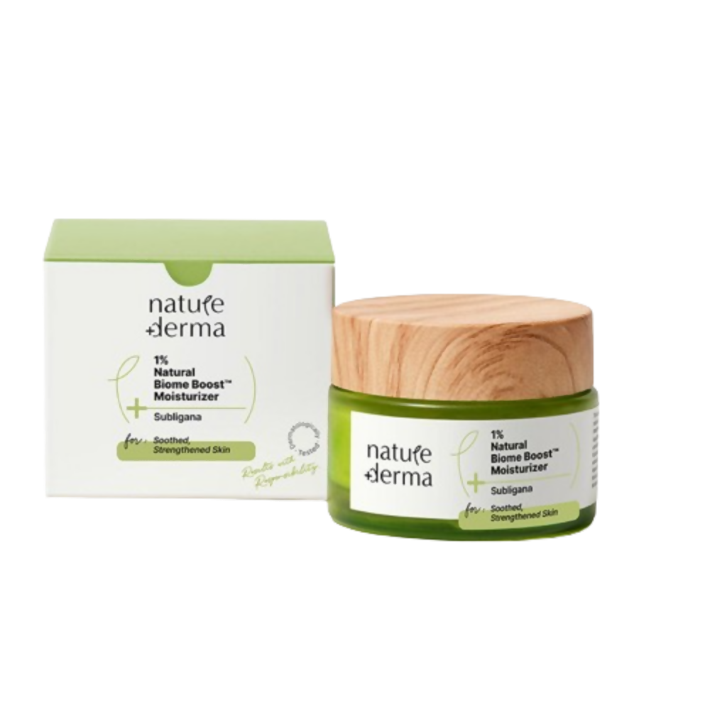 Nature Derma 1% Natural Biome-Boost Moisturizer - Distacart
