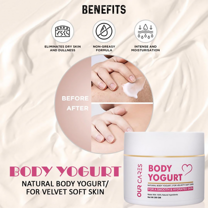 Our Cares Body Yogurt Cream for Instant Hydration & Moisturization - Distacart