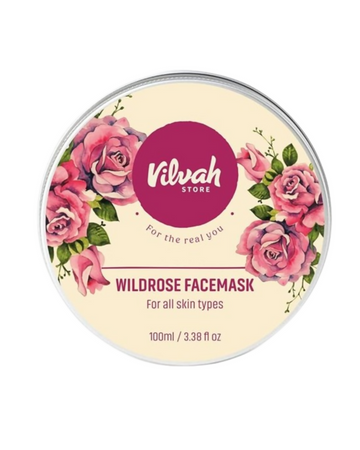 Vilvah Store Wild Rose Face Mask - Distacart