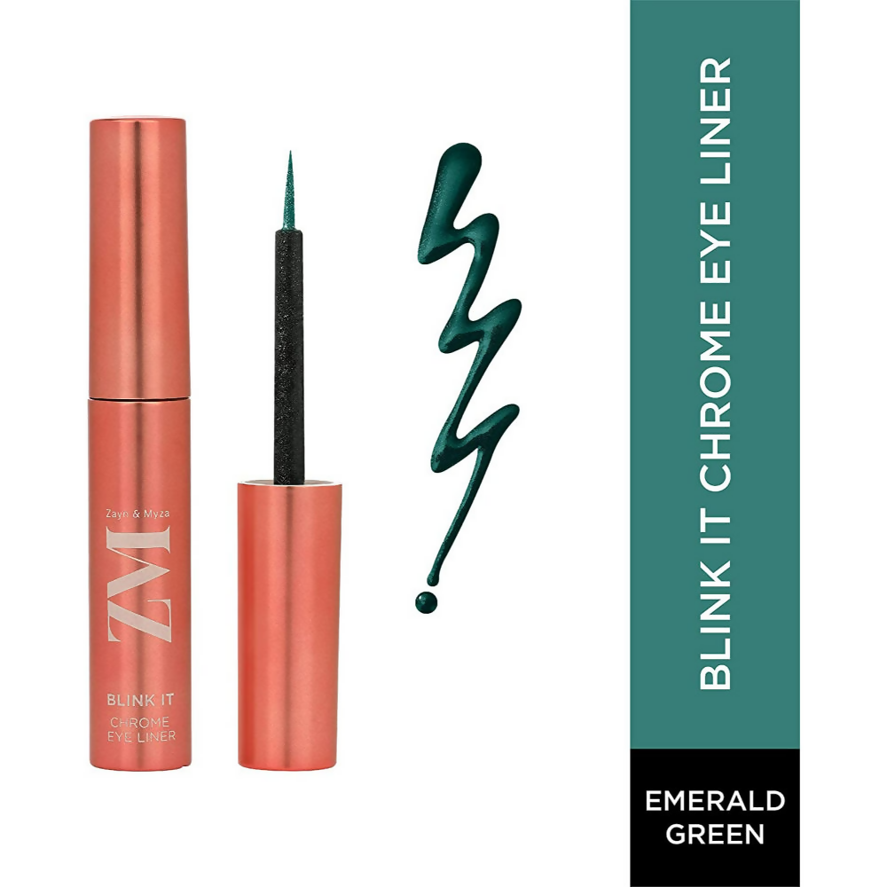 Zayn & Myza Blink It Chorme Eye Liner - 03 Emerald Shine - Distacart