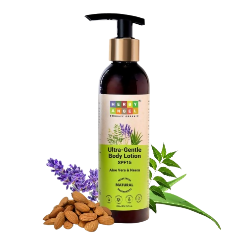 Herby Angel Ultra Gentle Body Lotion with SPF 15 for Babies & Kids - Dista