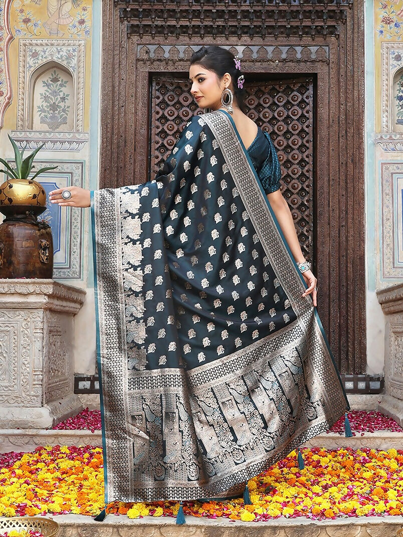 Astita Tarquice Silk Saree
