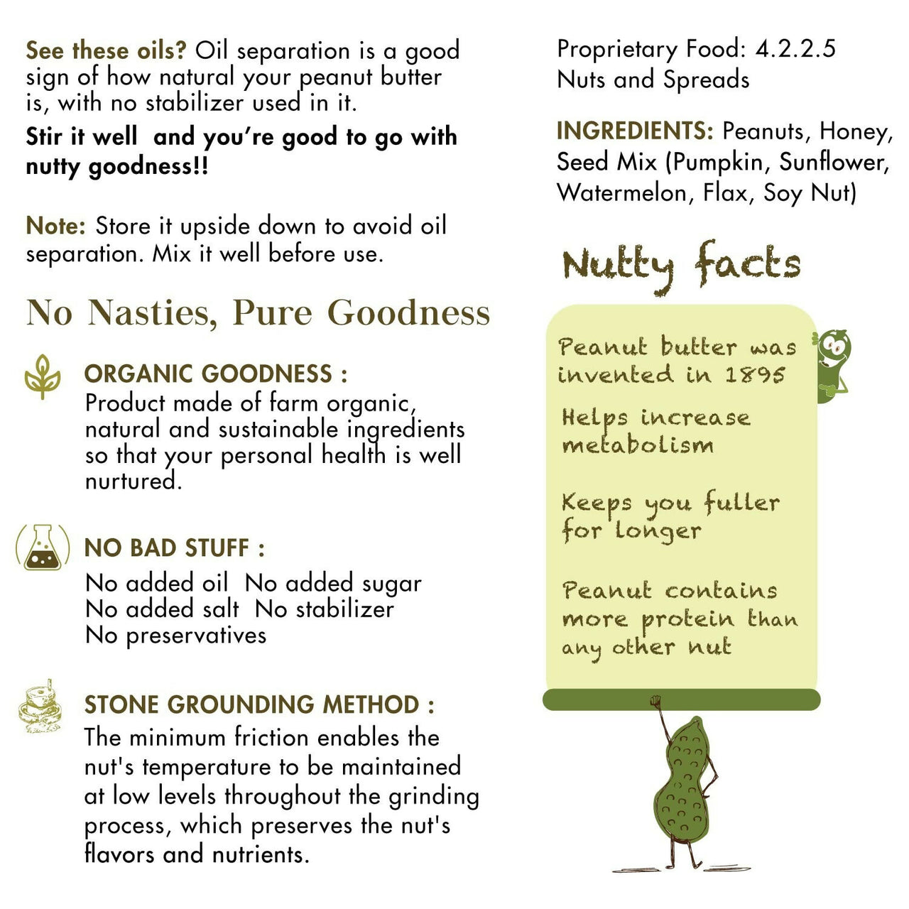Sorich Organics Seed Peanut Crunchy Butter - Distacart