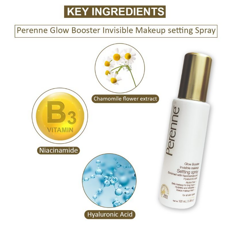 Perenne Glow Booster Invisible Makeup Setting Spray - Distacart