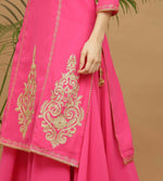 Thumbnail for Joban Fashion Pink Georgette Lehenga Set
