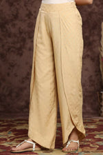Thumbnail for Juniper Gold Ethnic Motif Printed Rayon Tulip Pants - Distacart