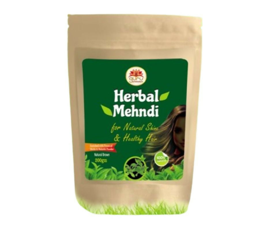 Guru prasadam 100% Herbal Pure Henna - Distacart