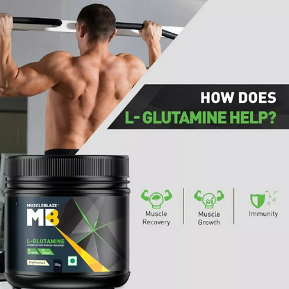 MuscleBlaze L - Glutamine Unflavored - Distacart