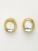 Thumbnail for NVR Women's Gold Kundan-Studded Handcrafted Jewellery Set - Distacart