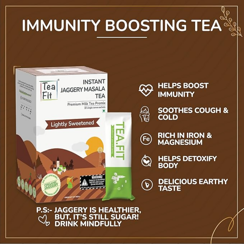 TeaFit Instant Jaggery Masala Tea Premix - Distacart