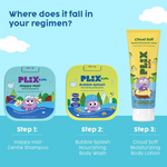 Thumbnail for PLIX The Plant Fix Kids Happy Hair Gentle Shampoo & Bubble Splash Body Wash - Distacart