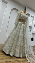 Thumbnail for Aastha Fashion White Designer Wedding Wear Lehenga Choli