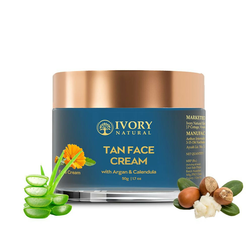 Ivory Natural Tan Face Cream For Sun Tan Protection - Distacart