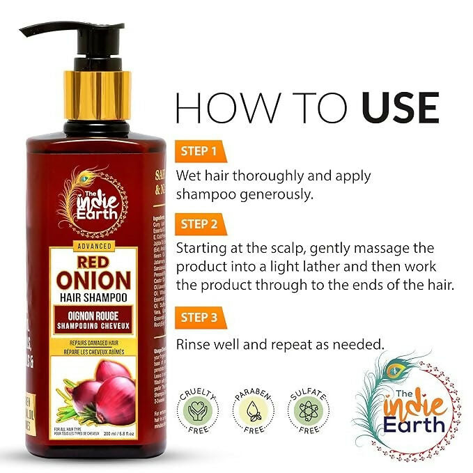 The Indie Earth Red Onion Shampoo - Distacart
