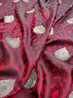 Thumbnail for Preksha Creation Banarasi Soft Silk Women Red Saree - Distacart
