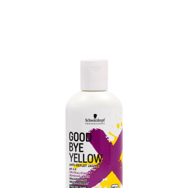Schwarzkopf Professional Goodbye Yellow Neutralising & Anti-Yellow Sulfate Free Purple Shampoo - Distacart