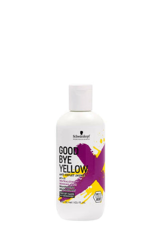 Schwarzkopf Professional Goodbye Yellow Neutralising & Anti-Yellow Sulfate Free Purple Shampoo - Distacart