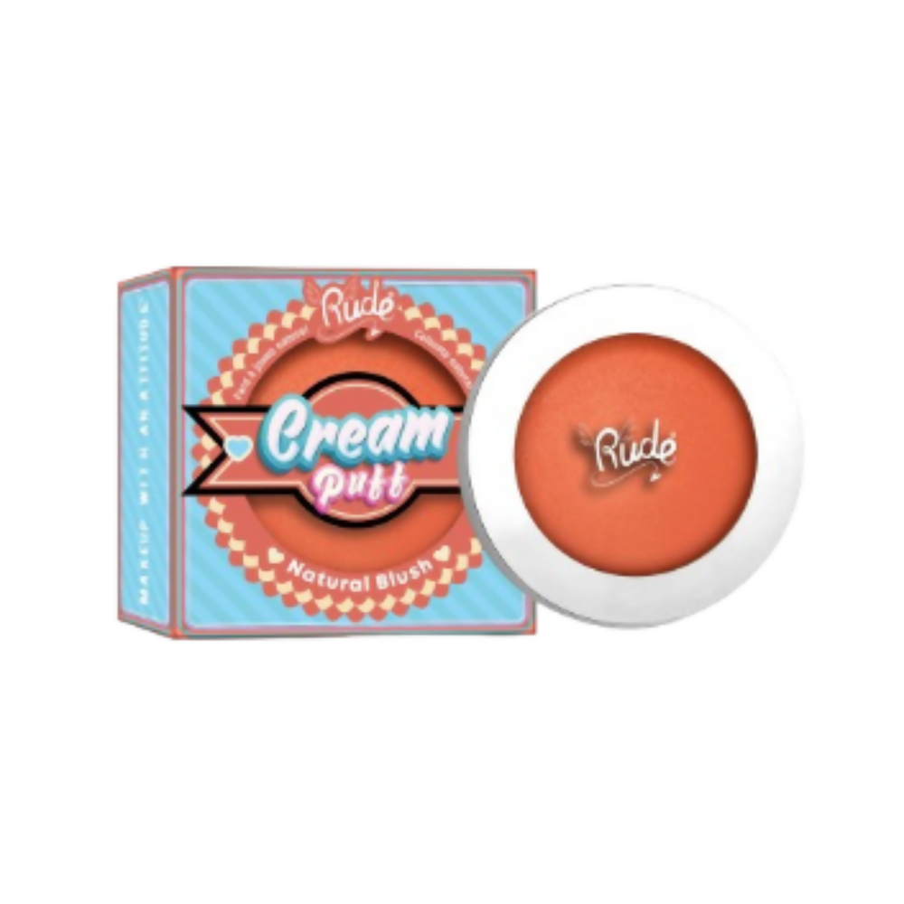 Rude Cosmetics Cream Puff Natural Blush - Creamsicle