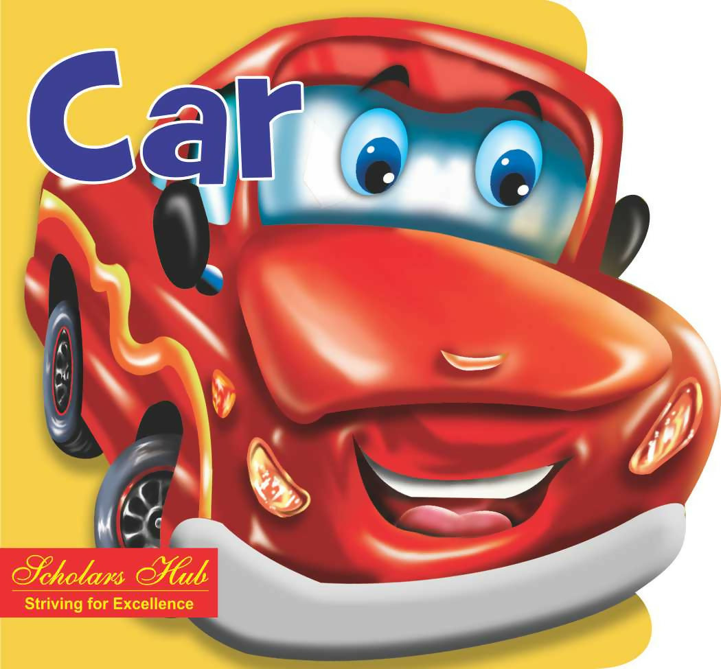 Flying Colours Cut Out Board Book -Cars - Dista
