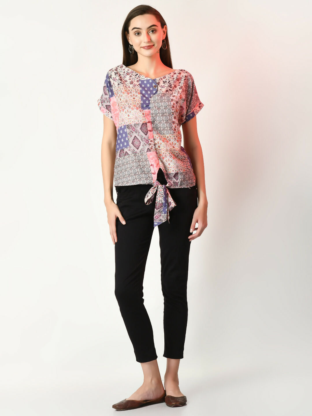 Myshka Women's Multi Printed Top - Distacart