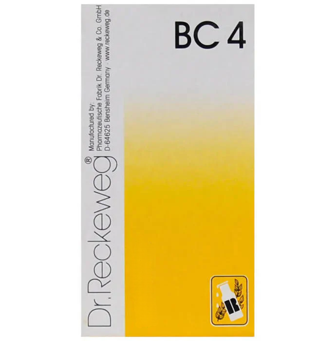 Dr. Reckeweg Bio Combination 4 (BC 4) Tablets - Distacart