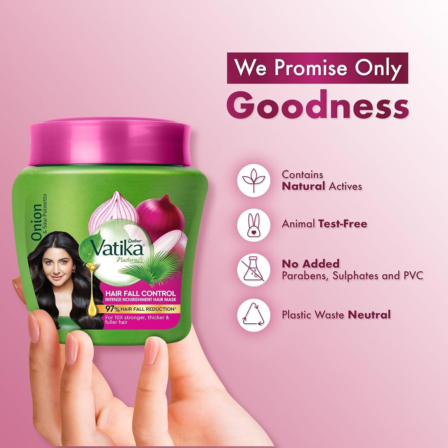 Dabur Vatika Naturals Hair Fall Control Hair Mask - Distacart