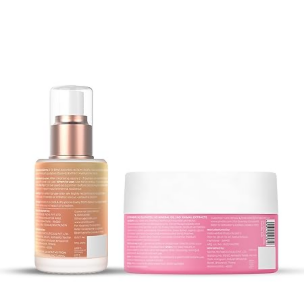 PLIX The Plant Fix Guava Glowy Kit With 24K Gold Dewy Serum & SPF 20 Moisturizer - Distacart