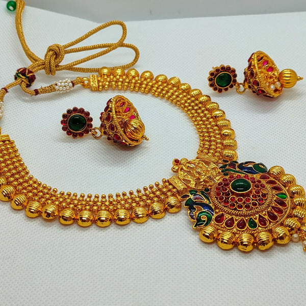 Multicolor Kemp Temple Necklace Jewelry Set - Distacart