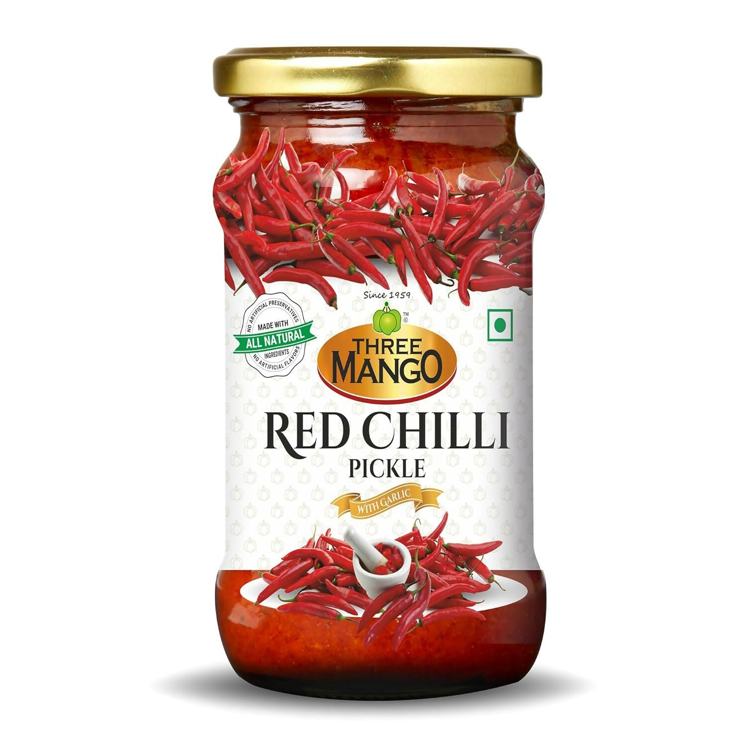 Three Mango Red Chilly Pickle - Distacart